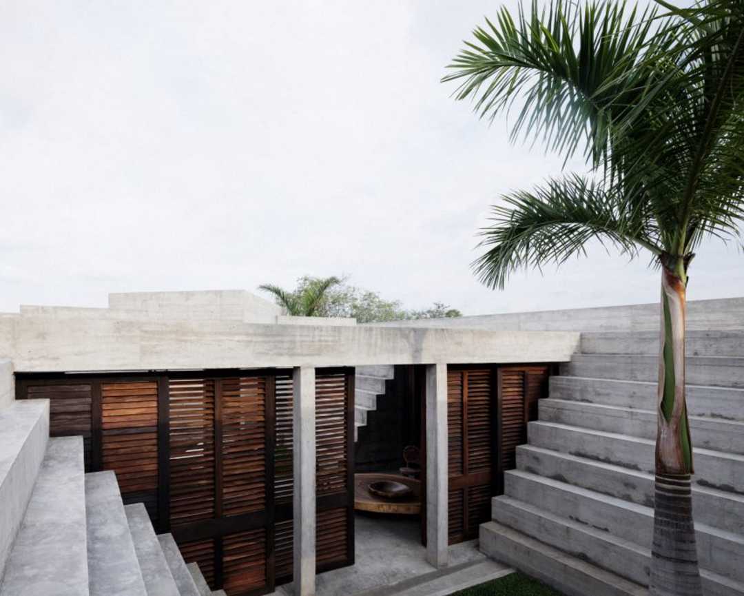 Zicatela house, an Open Air Fortress in Mexico