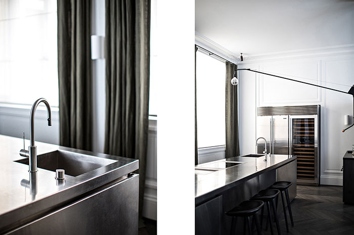 Αn impressive apartment in Paris by Frederic Berthier