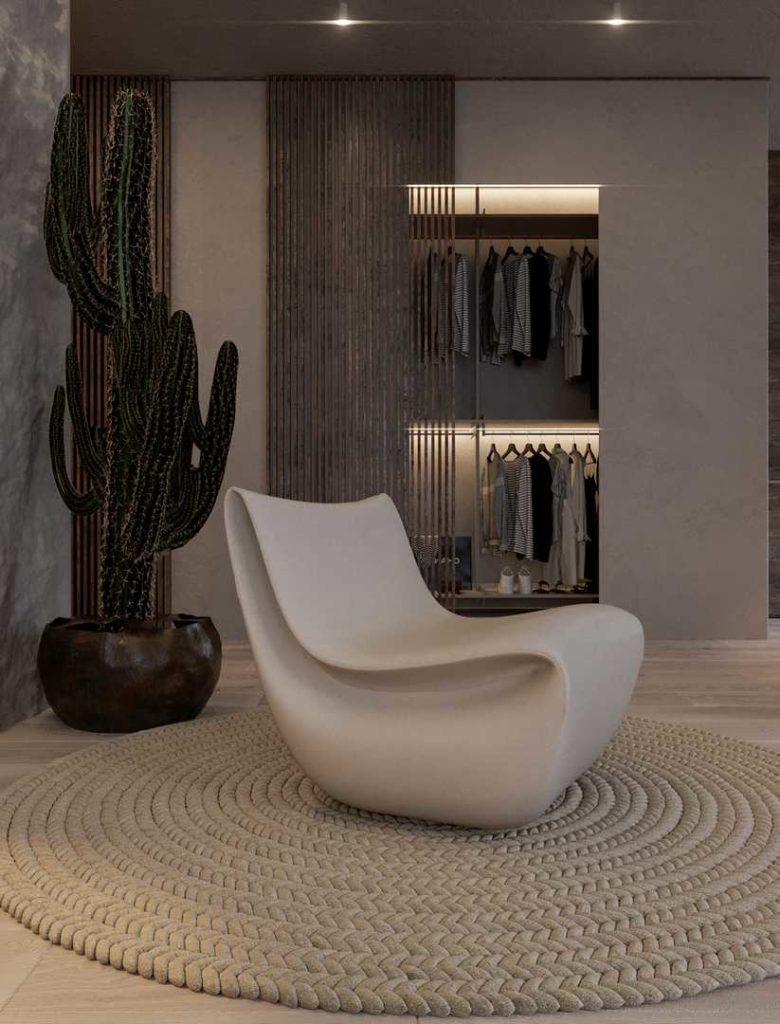 Bila Wabi Sabi Apartment by Sergey Makhno Architects