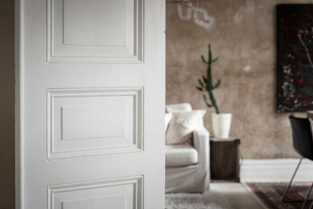Gorgeous Old Plaster Wall In a Swedish Apartment