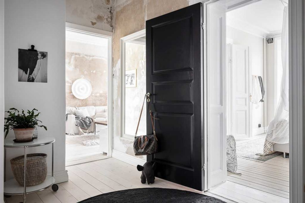 Gorgeous Old Plaster Wall In a Swedish Apartment