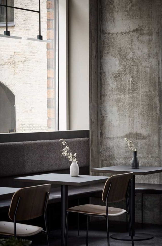 Naervaer wine bar & restaurant by Norm Architects in Copenhagen