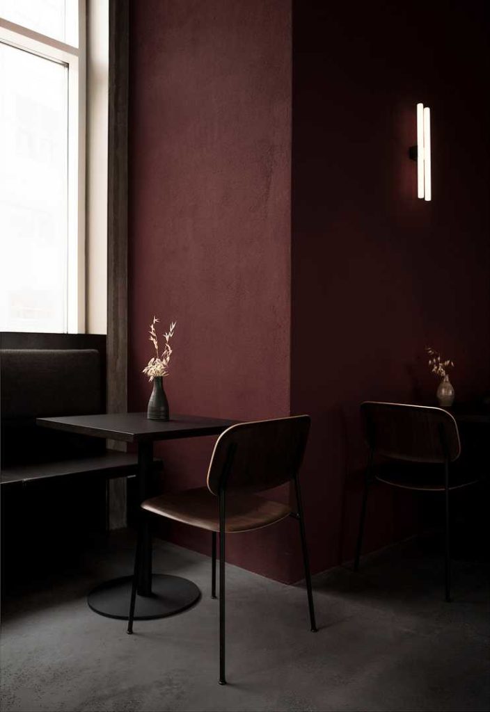 Naervaer wine bar & restaurant by Norm Architects in Copenhagen