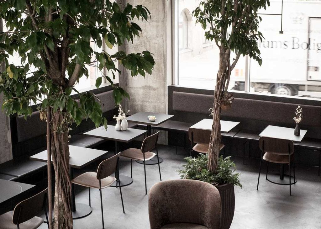 Naervaer wine bar & restaurant by Norm Architects in Copenhagen