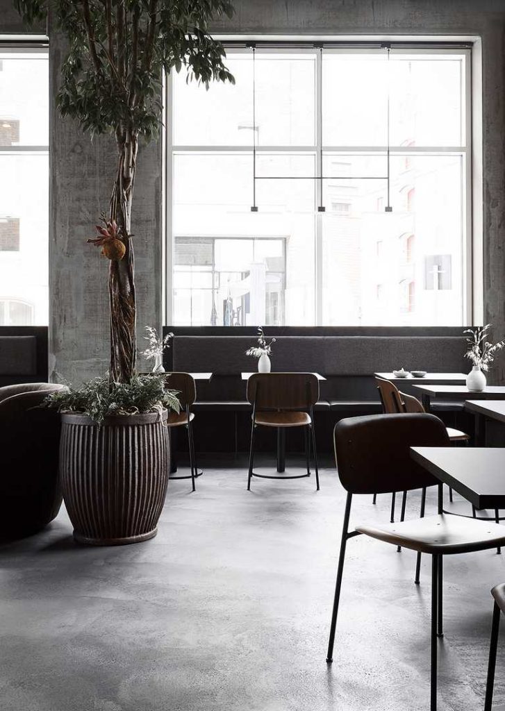 Naervaer wine bar & restaurant by Norm Architects in Copenhagen