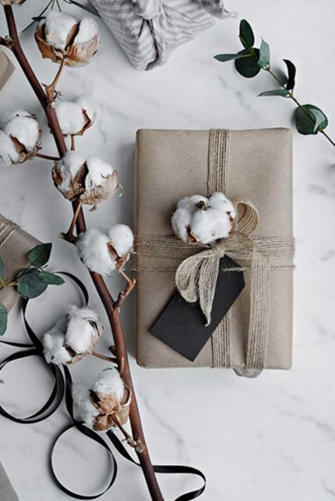 Scandinavian Christmas Gift Wrapping
