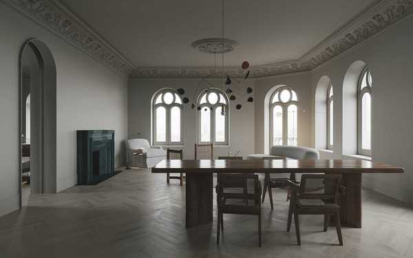 Beige Apartment by Evgeniy Bulatnikov and Emil Dervish