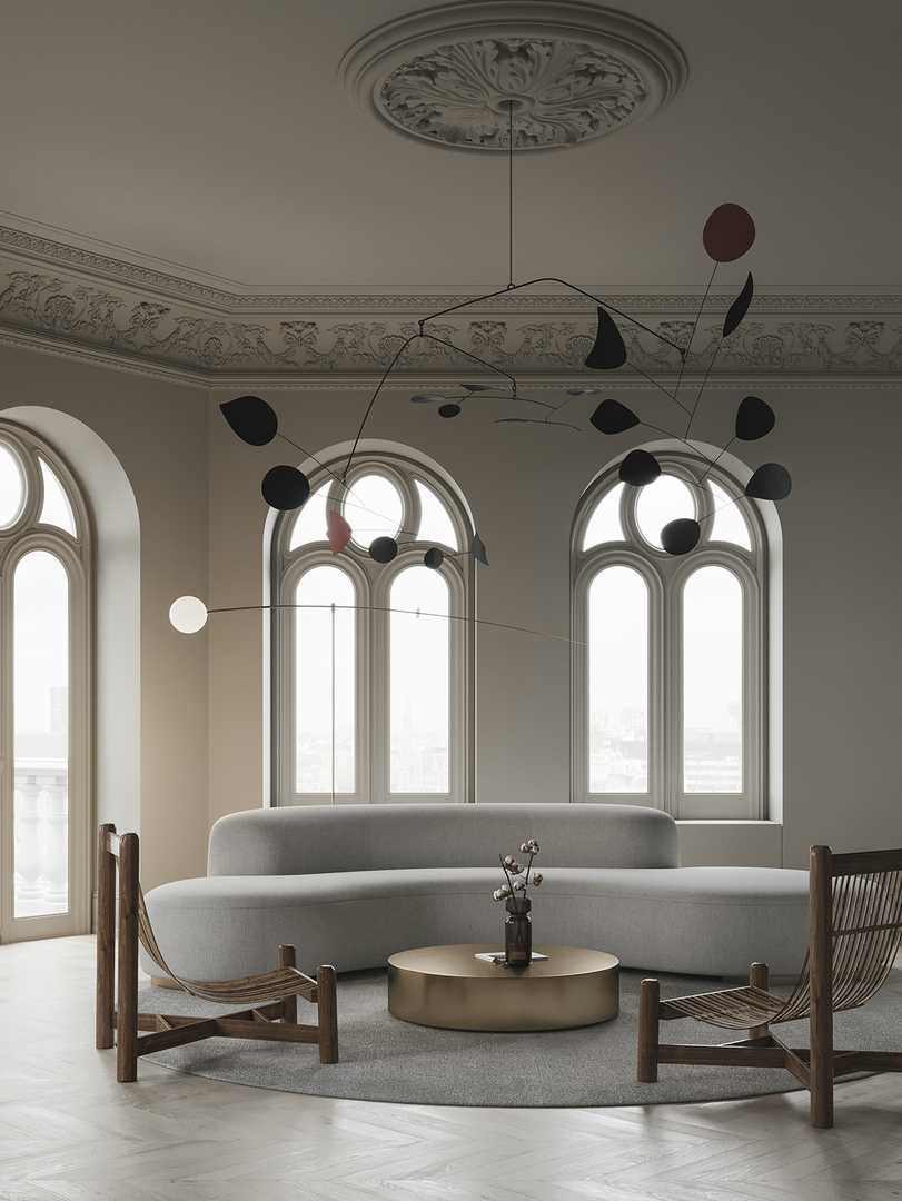 Beige Apartment by Evgeniy Bulatnikov and Emil Dervish