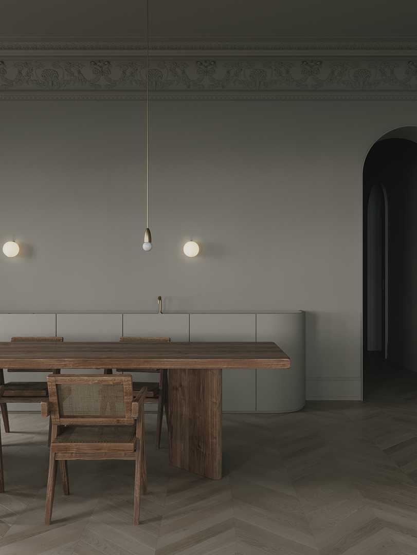 Beige Apartment by Evgeniy Bulatnikov and Emil Dervish