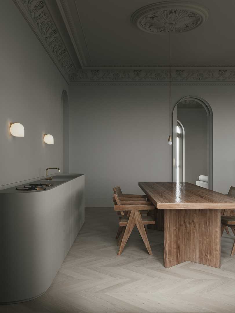 Beige Apartment by Evgeniy Bulatnikov and Emil Dervish