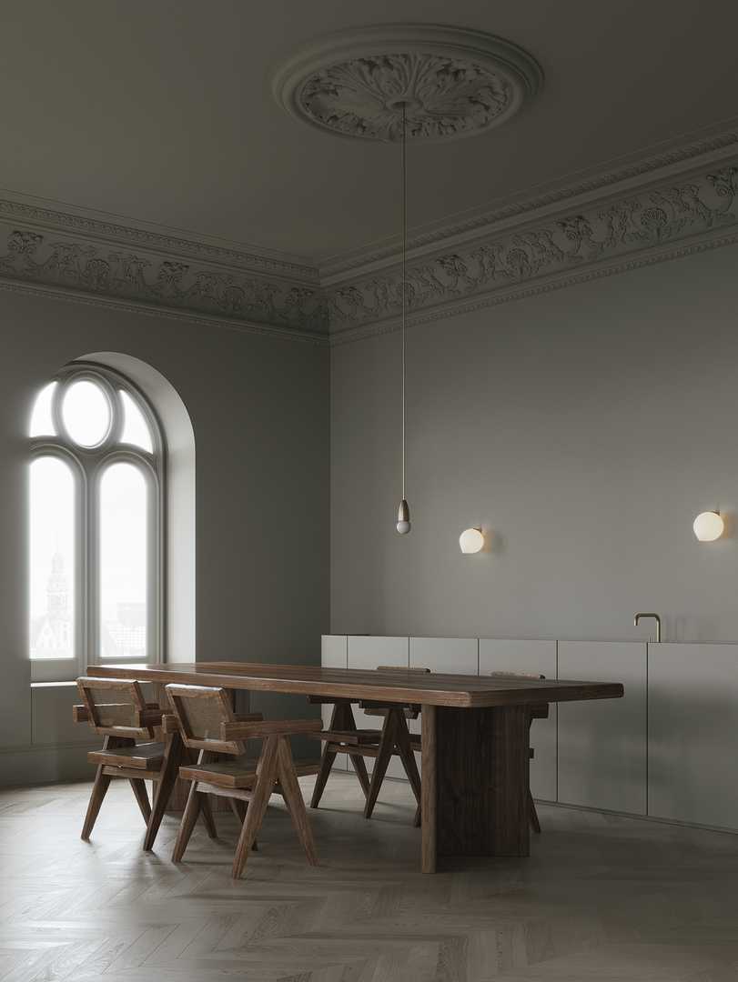 Beige Apartment by Evgeniy Bulatnikov and Emil Dervish