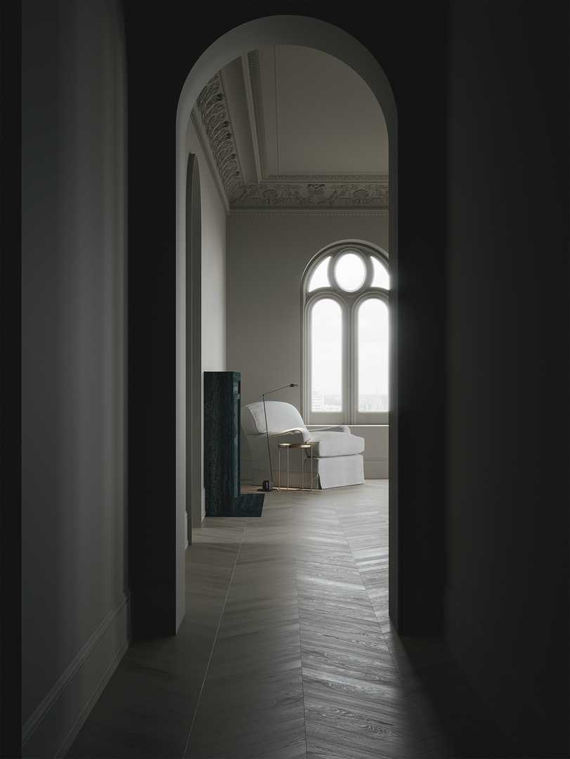 Beige Apartment by Evgeniy Bulatnikov and Emil Dervish
