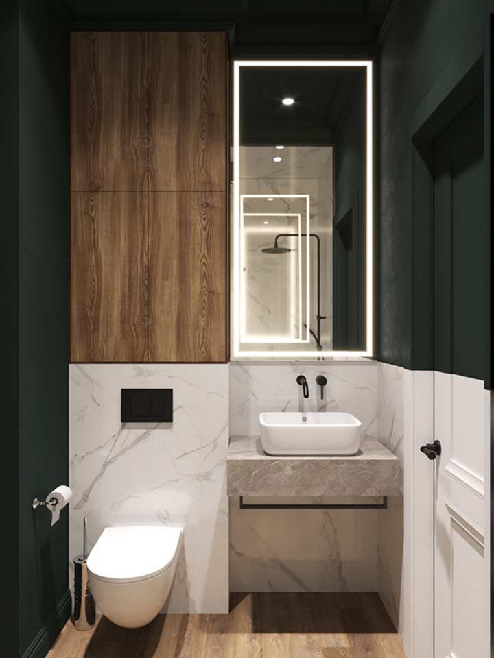 A moody apartment in the historical center of Saint-Petersburg by Cartelle Design