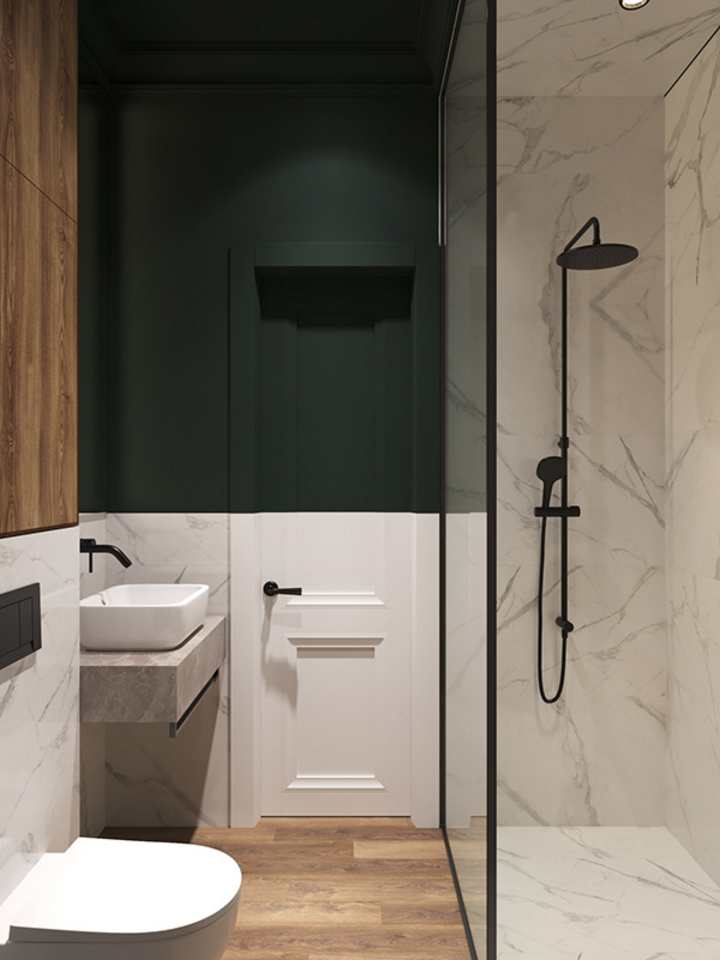 A moody apartment in the historical center of Saint-Petersburg by Cartelle Design