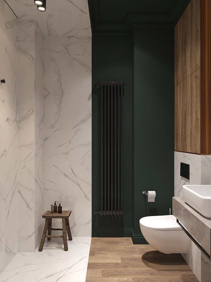A moody apartment in the historical center of Saint-Petersburg by Cartelle Design