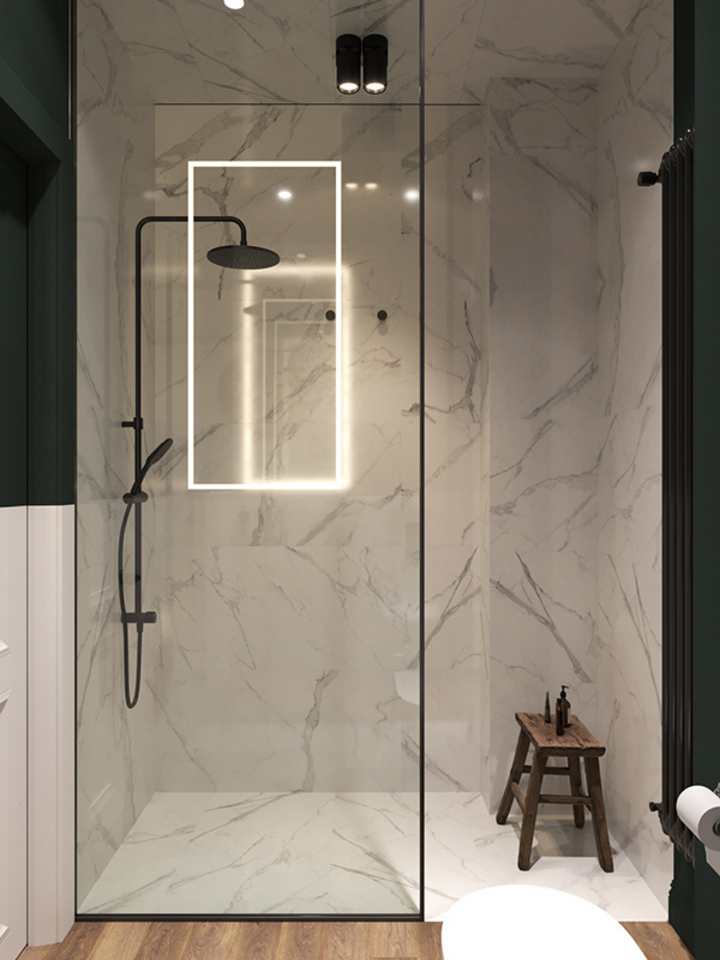 A moody apartment in the historical center of Saint-Petersburg by Cartelle Design