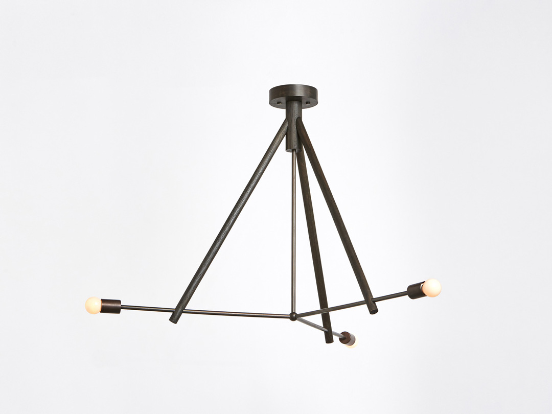 Lodge Chandelier Three by Workstead