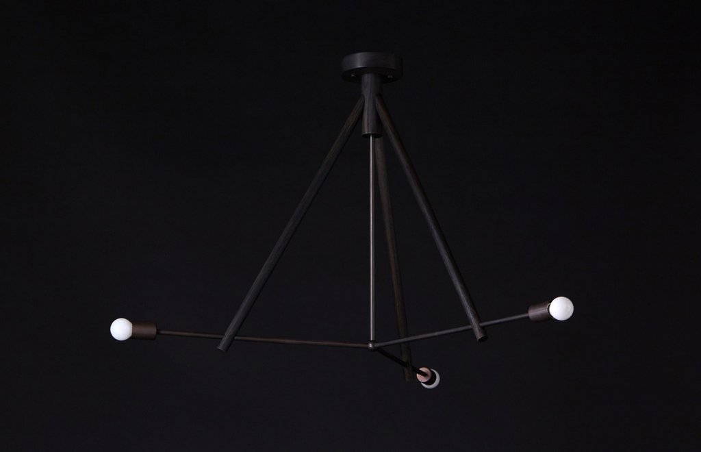 Lodge Chandelier Three by Workstead