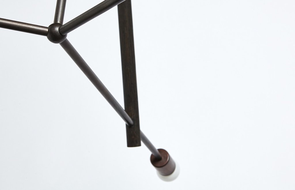 Lodge Chandelier Three by Workstead