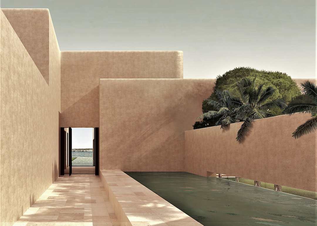 A minimal summer house in Balearic Islands, Spain by OOAA Architects