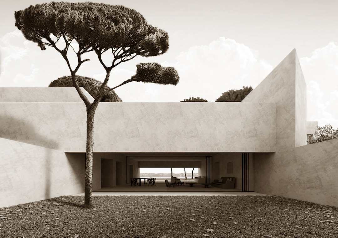 A minimal summer house in Balearic Islands, Spain by OOAA Architects