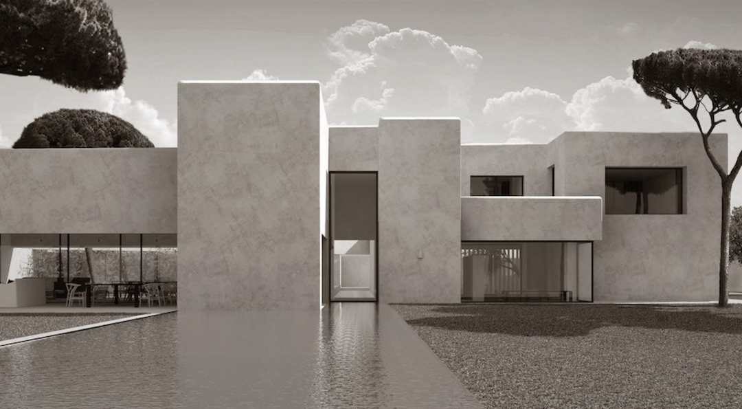 A minimal summer house in Balearic Islands, Spain by OOAA Architects