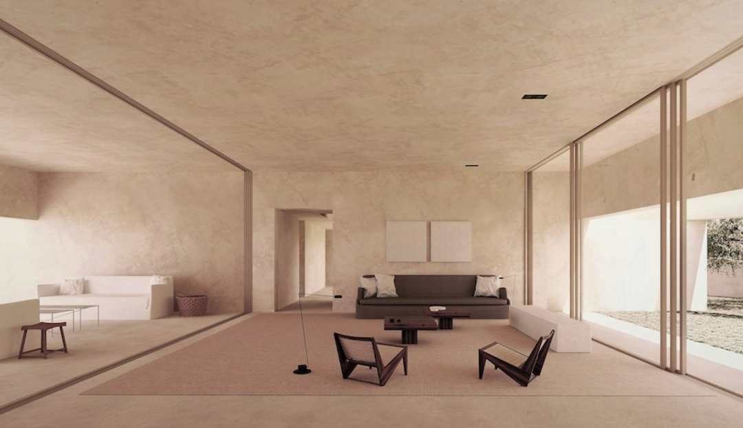 A minimal summer house in Balearic Islands, Spain by OOAA Architects