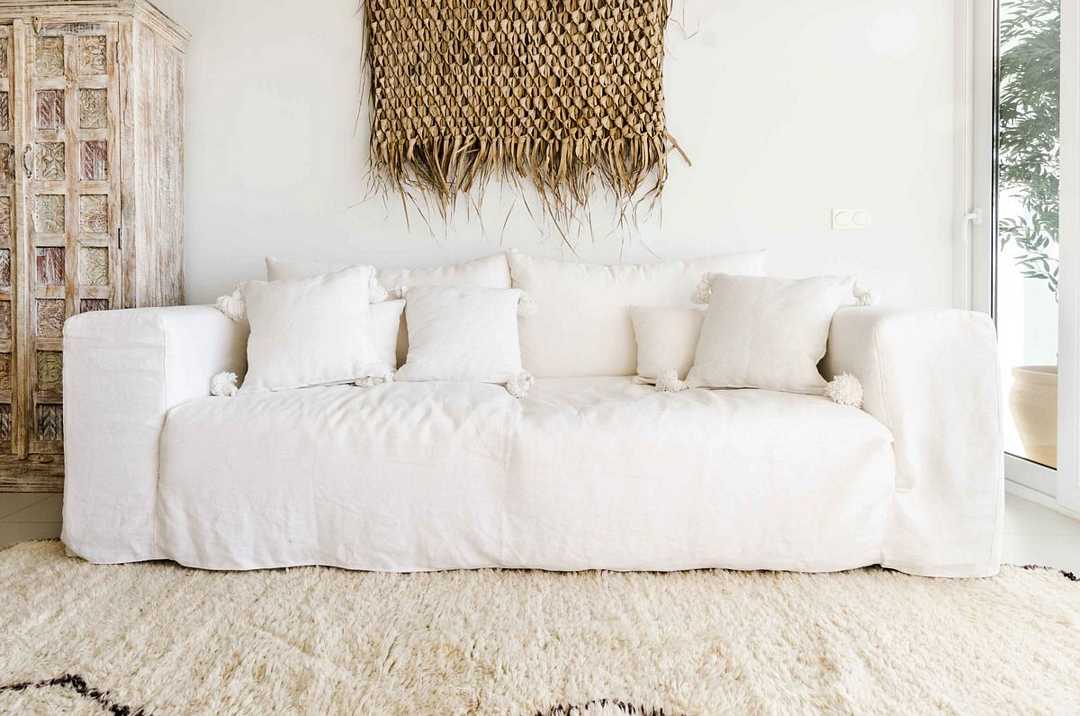 Ibiza linen sofa