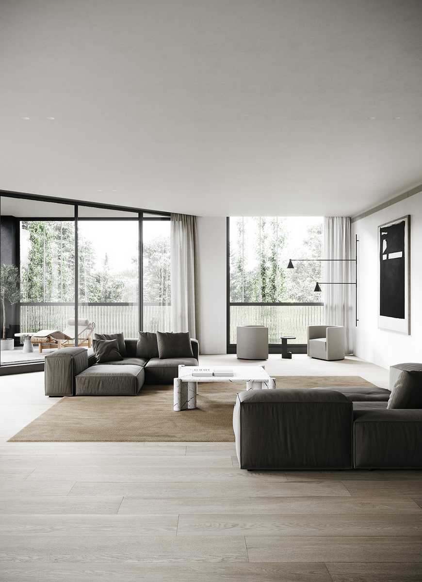 A minimalistic apartment in Melbourne by Lotta Agaton