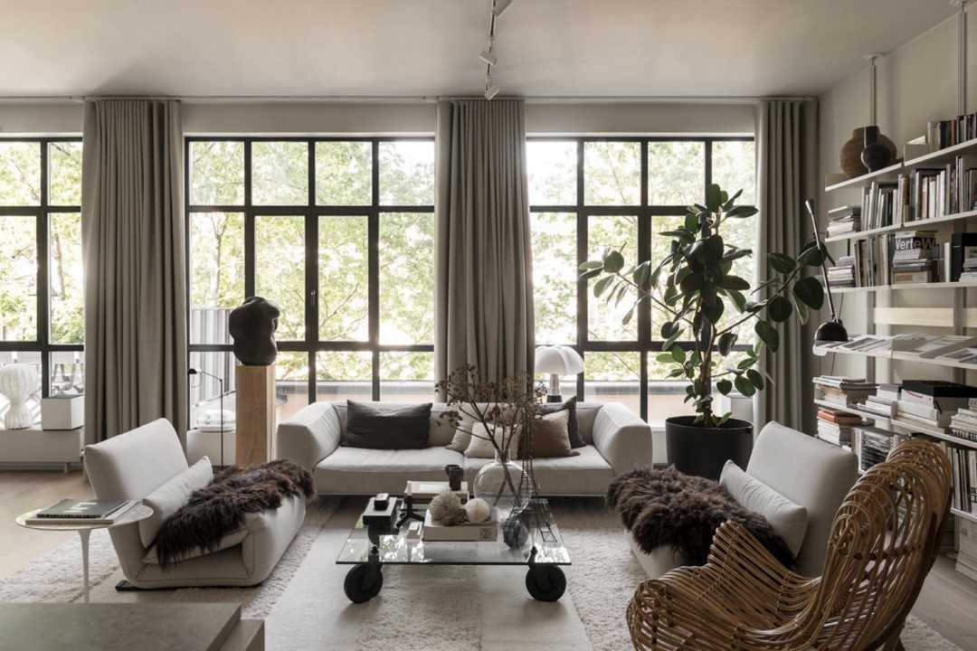 The new apartment and office of Lotta Agaton