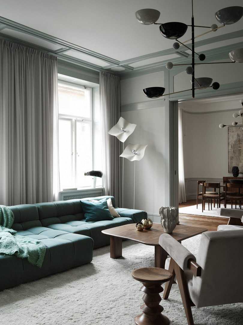 Apartment O, a Beautiful Art Nouveau Apartment by Joanna Laven