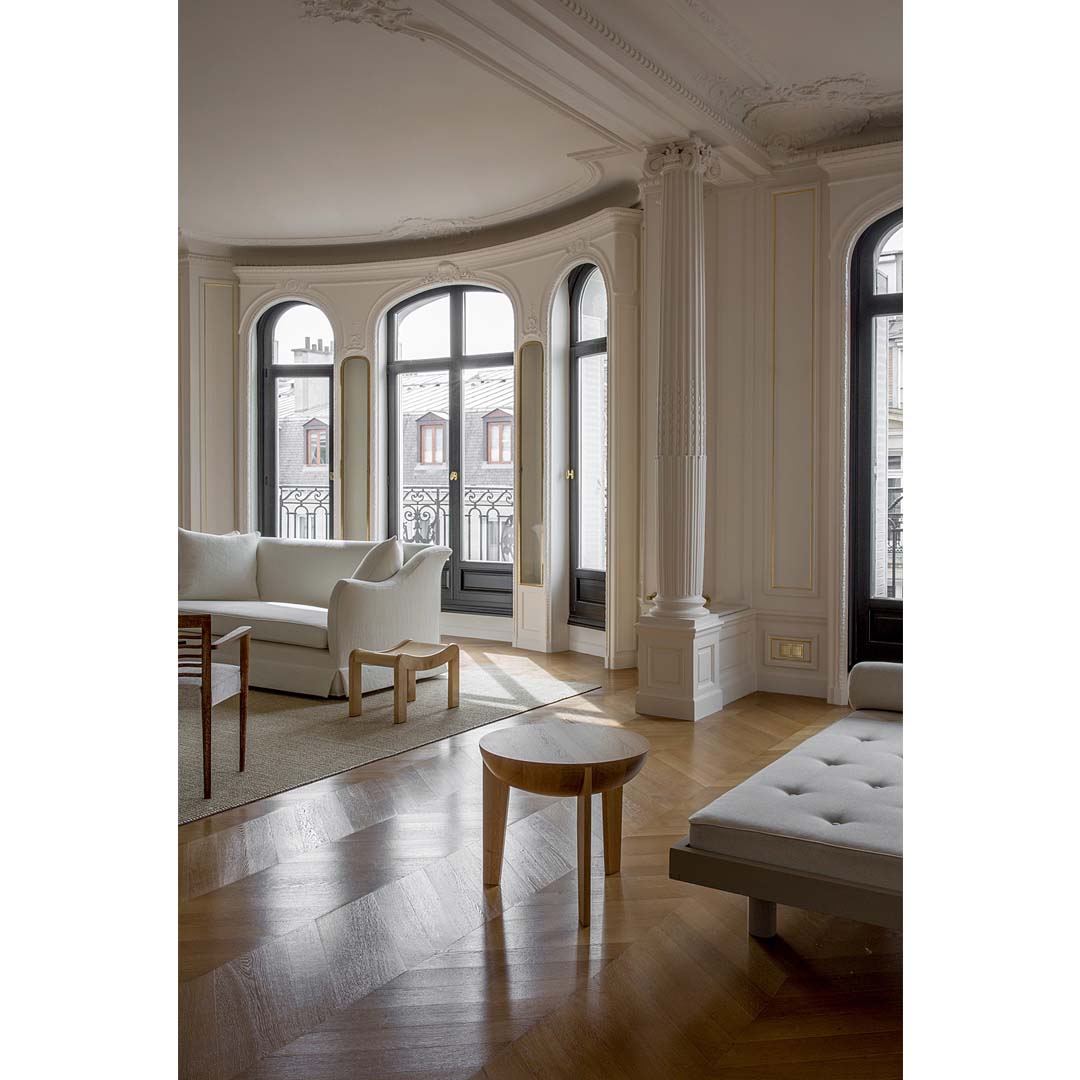 Christina Cole's renovation in a Parisian penthouse