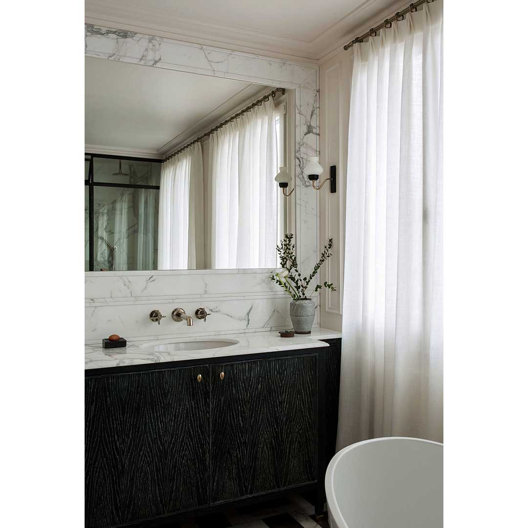 Christina Cole's renovation in a Parisian penthouse