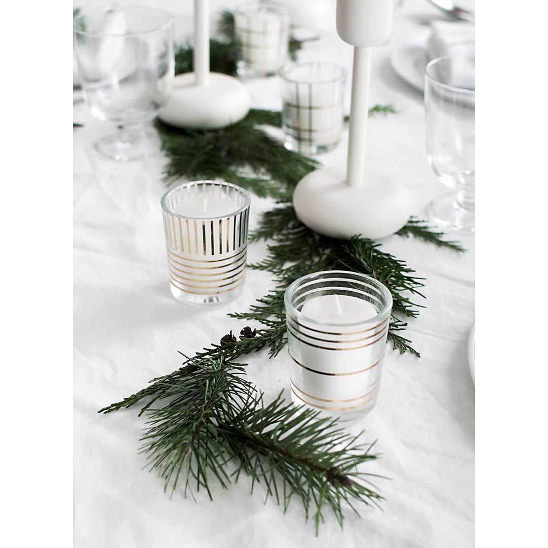 How to make Gold Patterned Candle Holders