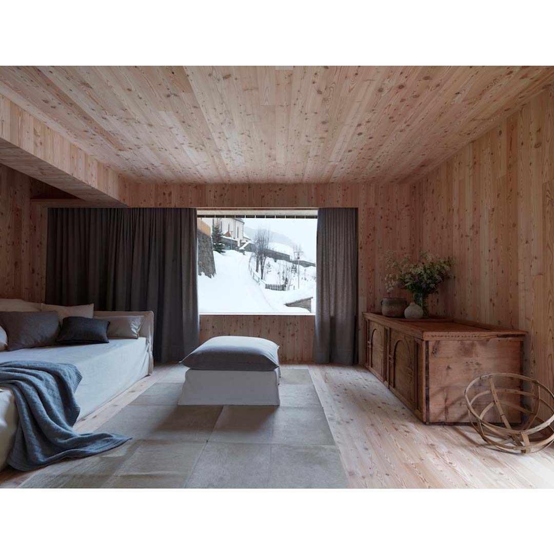 An Old Church Transformed Into A Family Chalet