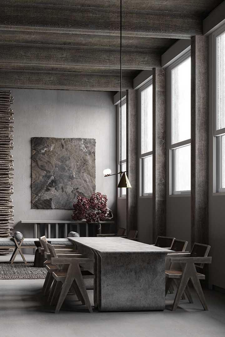 Wabi-Sabi house by Anastasiia Reznichenko