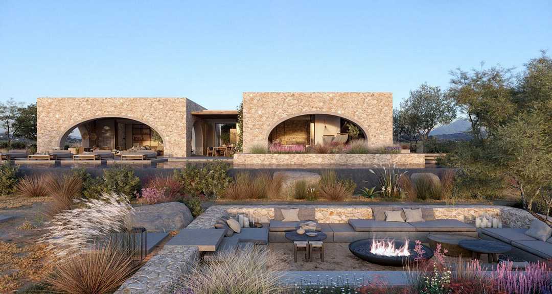 Beachfront Villa in Costa Navarino, Greece by K-Studio