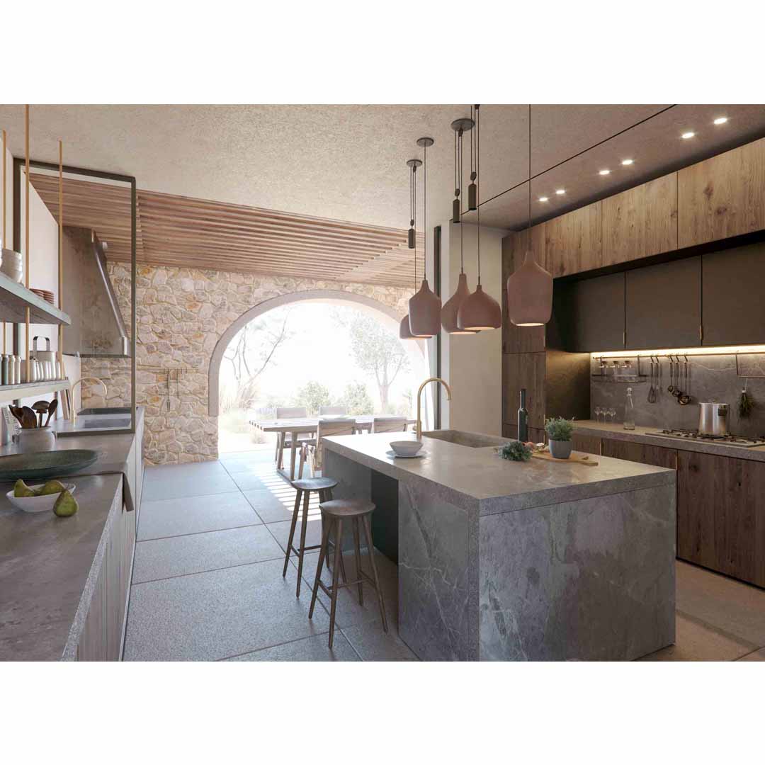 Beachfront Villa in Costa Navarino, Greece by K-Studio