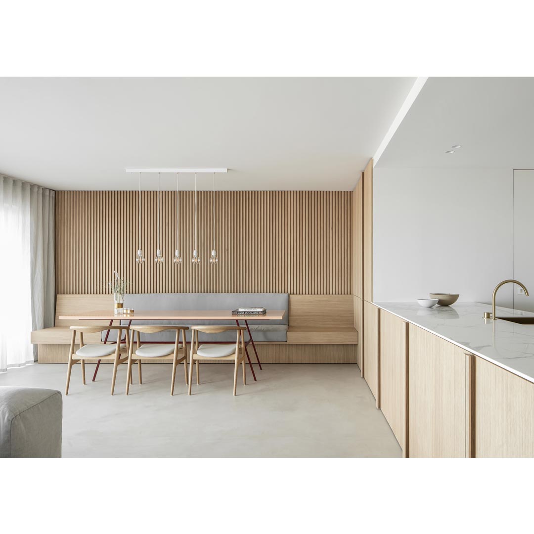 LC Knokke apartment by Nils Van der Celen