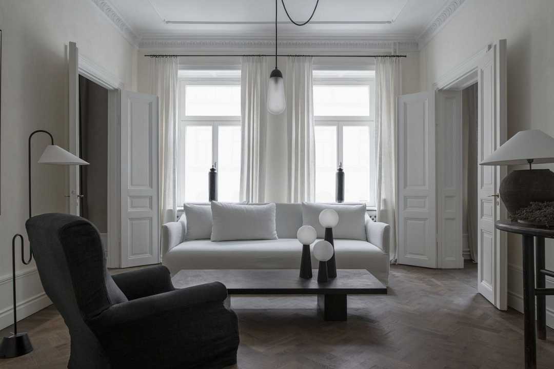Apartment on Kaptensgatan II by Perspective studio