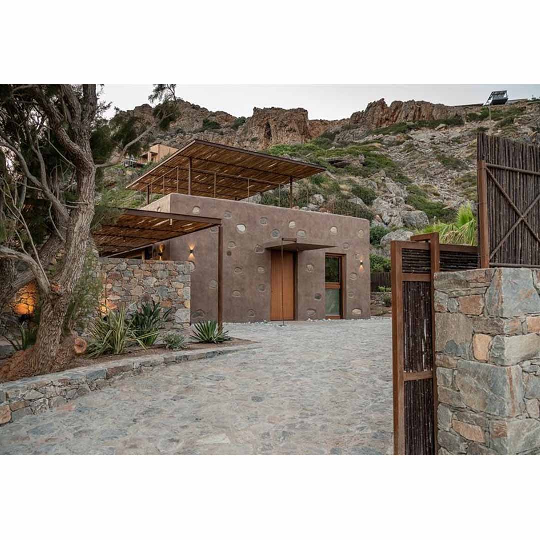 Native Beach Villa in Chania, Greece by Paly Architects