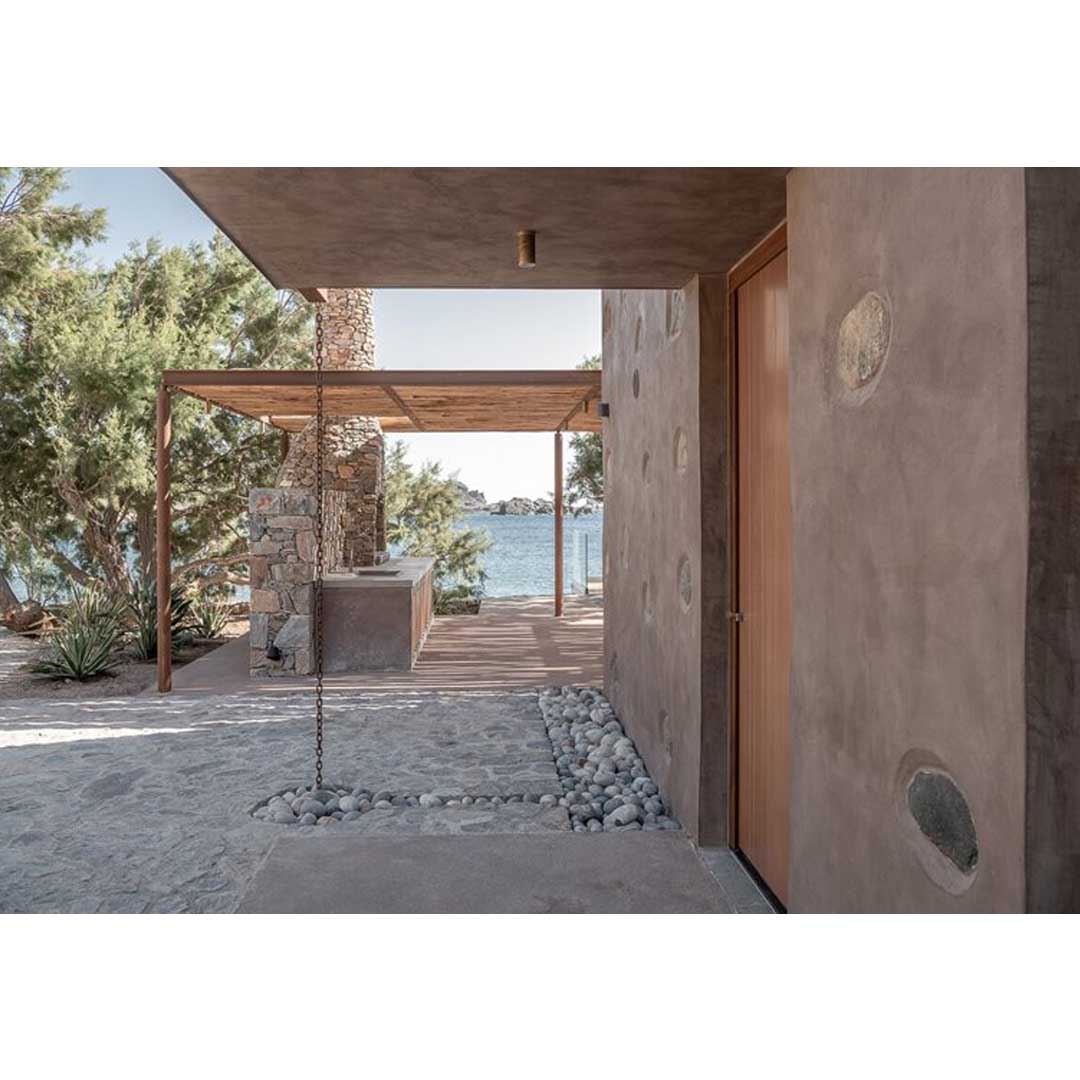 Native Beach Villa in Chania, Greece by Paly Architects