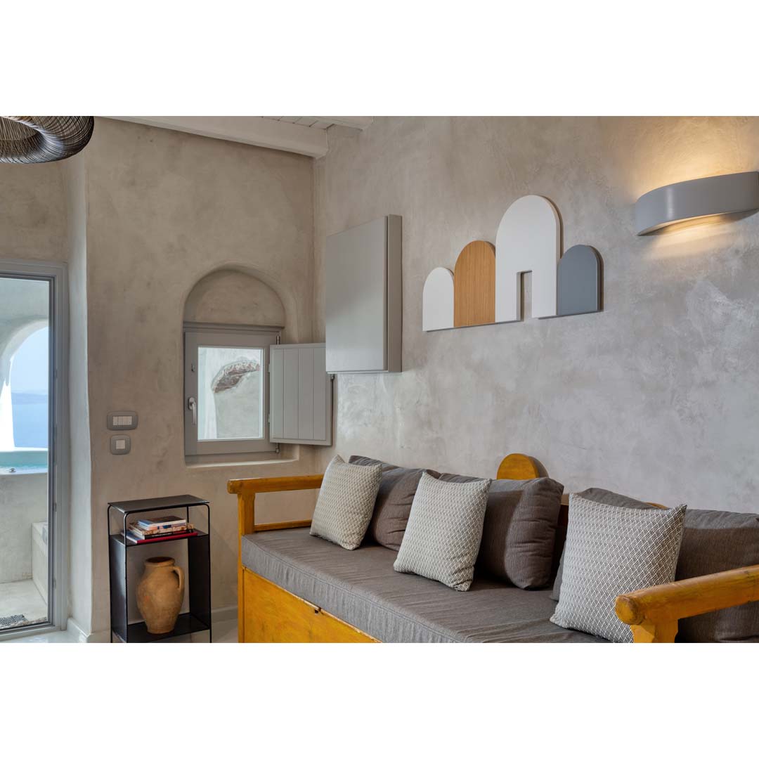 “The Marble Sun” villa in Oia, Santorini by Lime Deco
