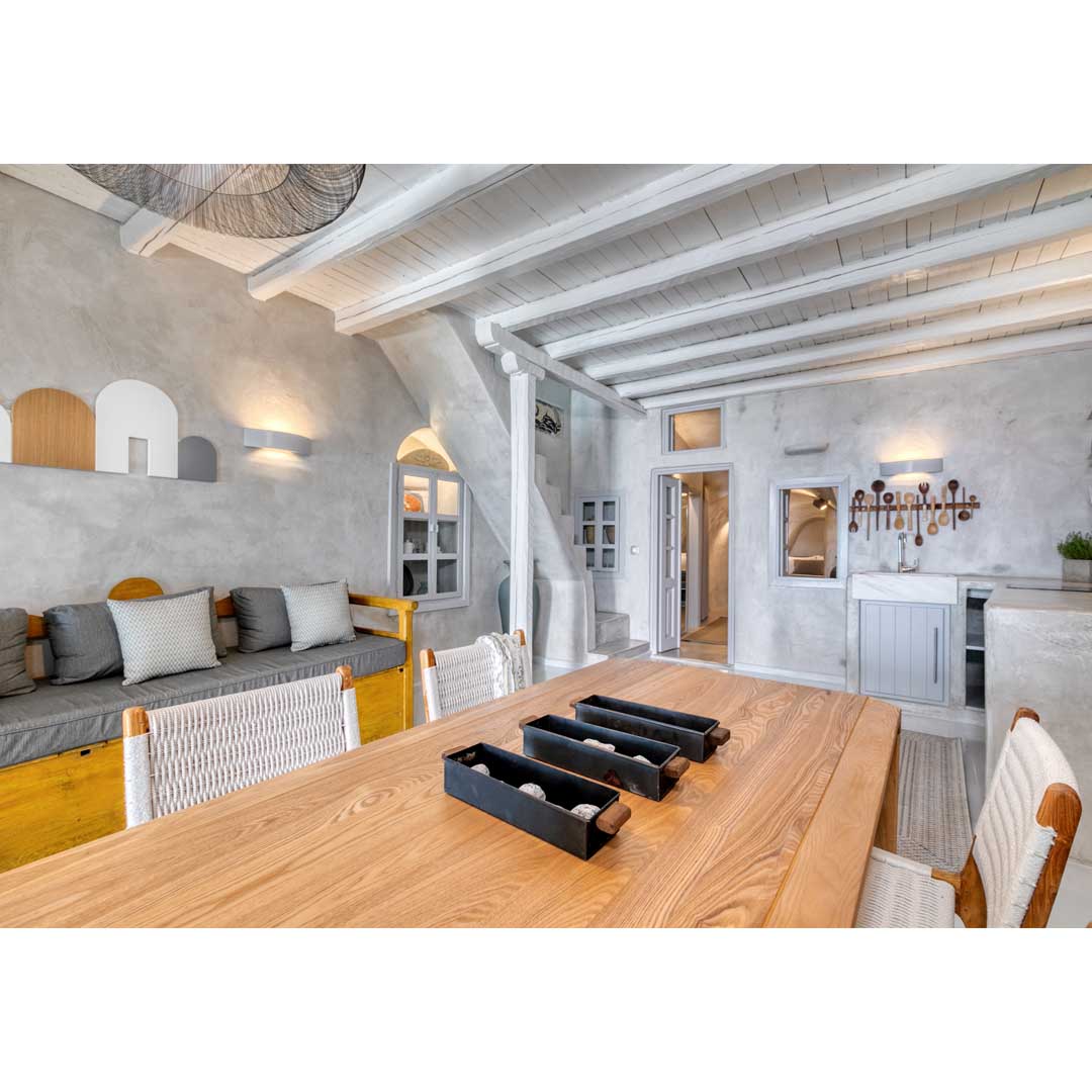 “The Marble Sun” villa in Oia, Santorini by Lime Deco