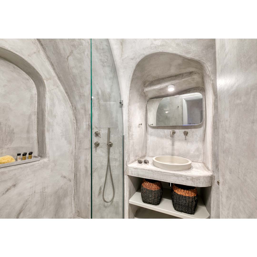 “The Marble Sun” villa in Oia, Santorini by Lime Deco
