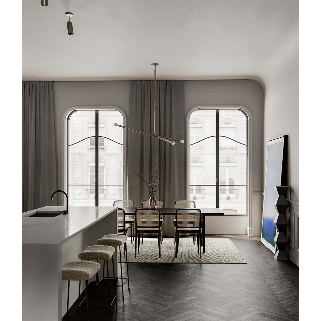 Faberge Apartment by Photonic Studio