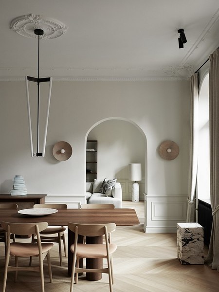 An Elegant Apartment in Stockholm by AOJND Interior and Nordiska Kok