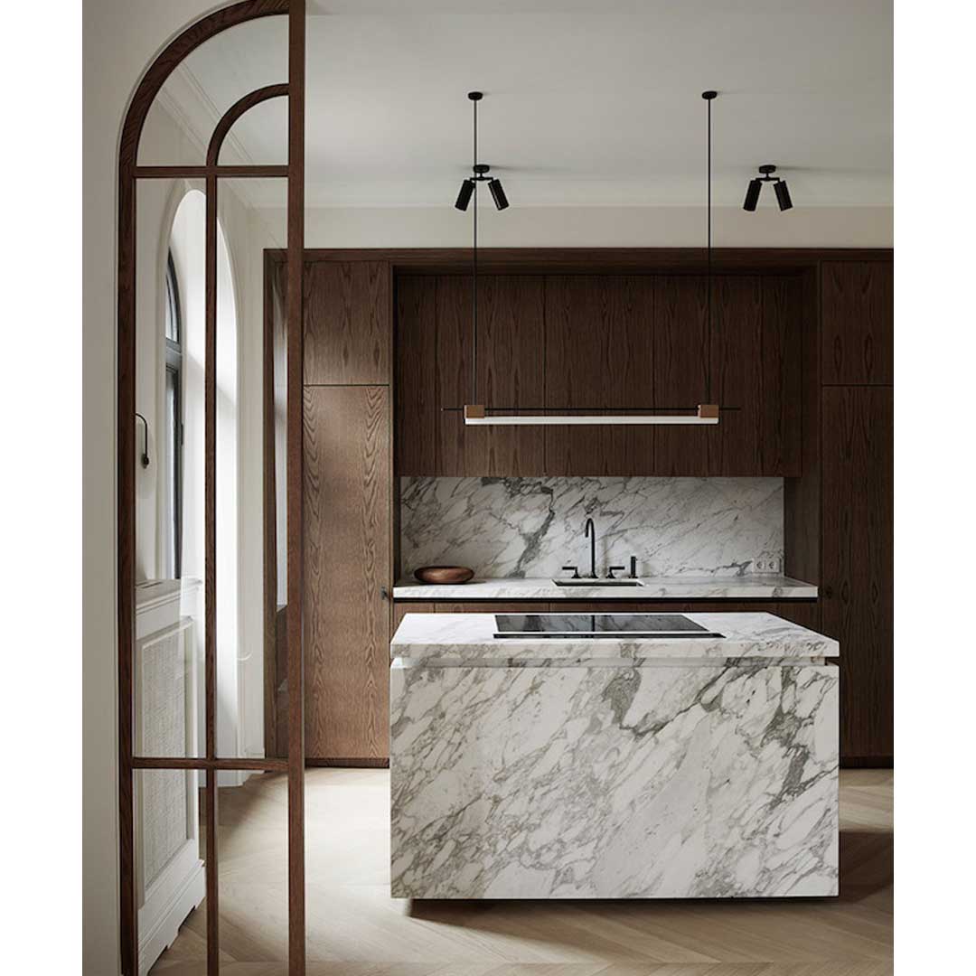 An Elegant Apartment in Stockholm by AOJND Interior and Nordiska Kok