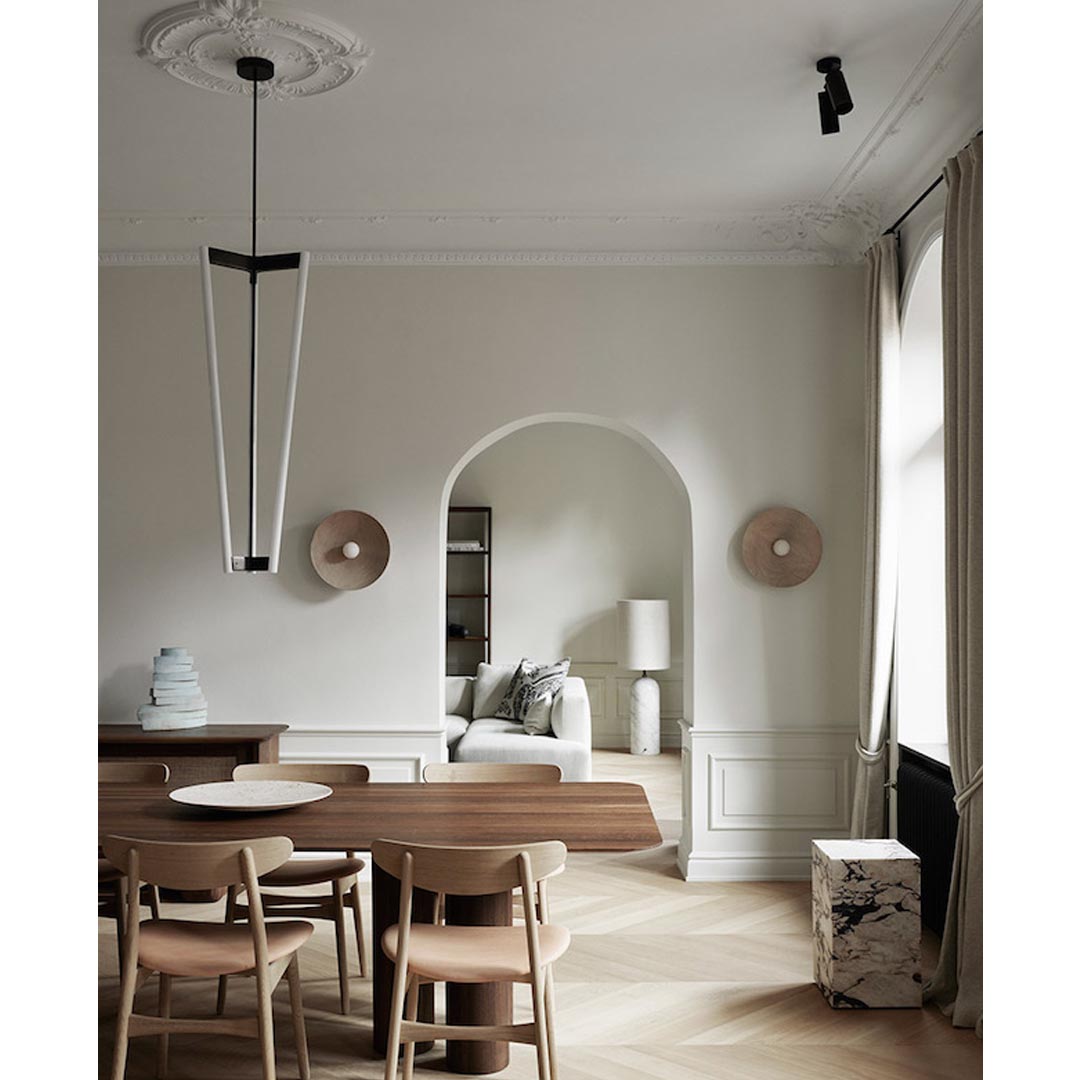 An Elegant Apartment in Stockholm by AOJND Interior and Nordiska Kok