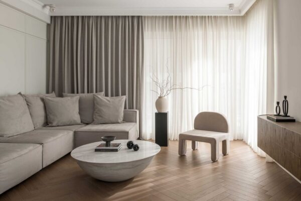 Eclectic Scandi-Chic Apartment by Normless Architecture Studio